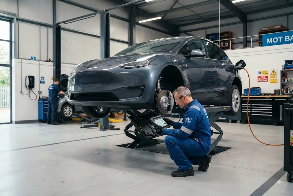 EV servicing and electric vehicle maintenance by qualified UK technicians