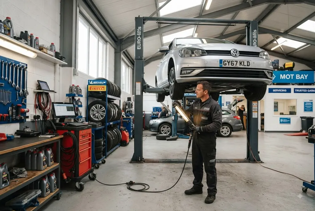 Garage chains and trusted garages providing professional vehicle service in the UK