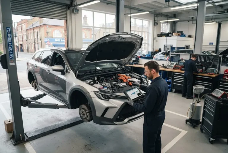 Hybrid services for modern vehicle maintenance and battery care