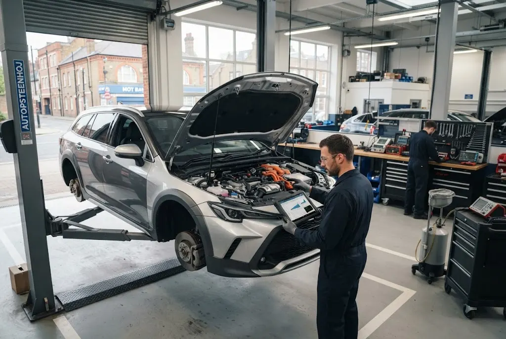 Hybrid services for modern vehicle maintenance and battery care